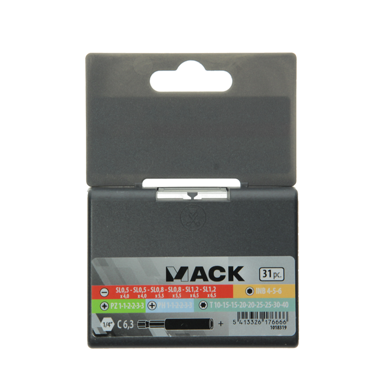 Load image into Gallery viewer, Mack 1018319 - schroefbit set 31 delig | 5 stuks