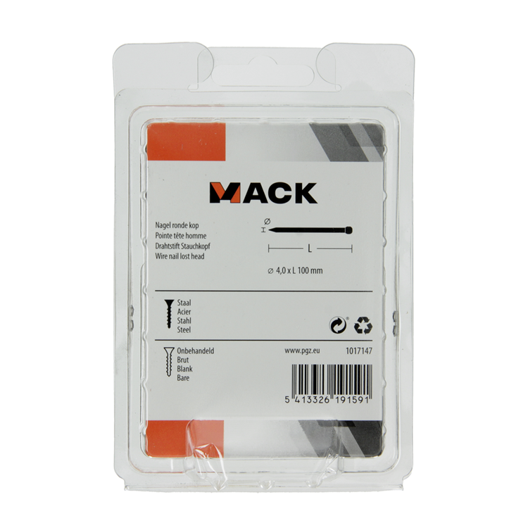 Load image into Gallery viewer, Mack 1017147 - nagel ronde kop 180 gr 4,0 x 100 mm | 5 stuks