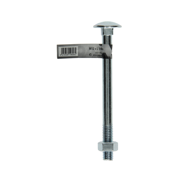 Afbeelding laden in galerijviewer, Mack 1017596 - houtbout + moer staal verzinkt1 st m12 x 140 mm | 10 stuks