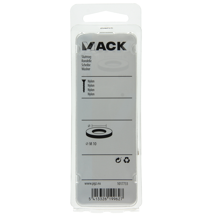 Load image into Gallery viewer, Mack 1017733 - sluitring nylon 5 st m10 | 10 stuks