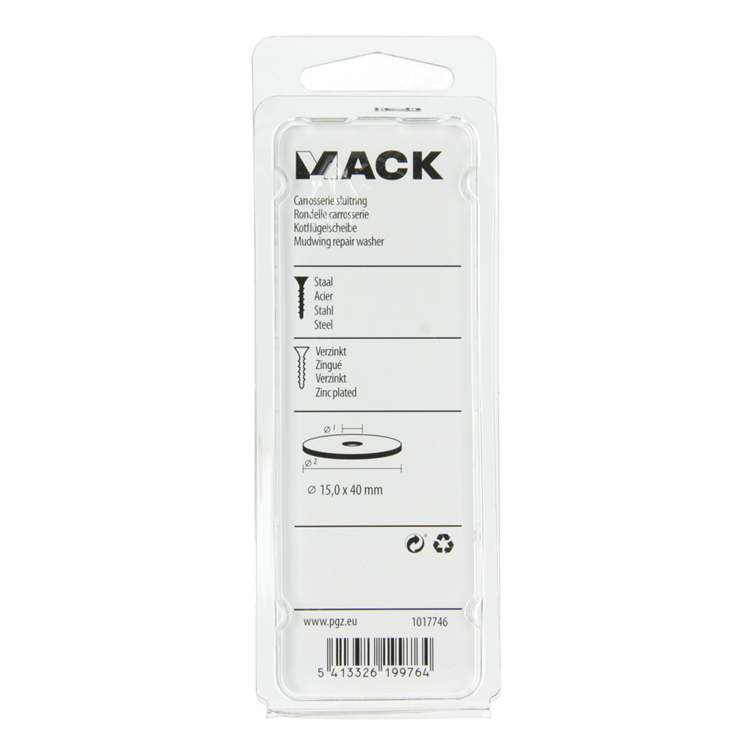 Afbeelding laden in galerijviewer, Mack 1017746 - carrosserie sluitring verzinkt6 st 15,0 x 40 mm | 5 stuks