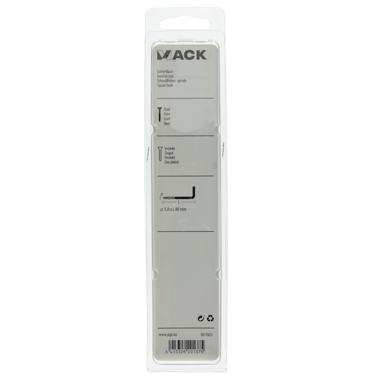 Load image into Gallery viewer, Mack 1017823 - schroefduim staal verzinkt 4st 5,0 x 80 mm | 5 stuks