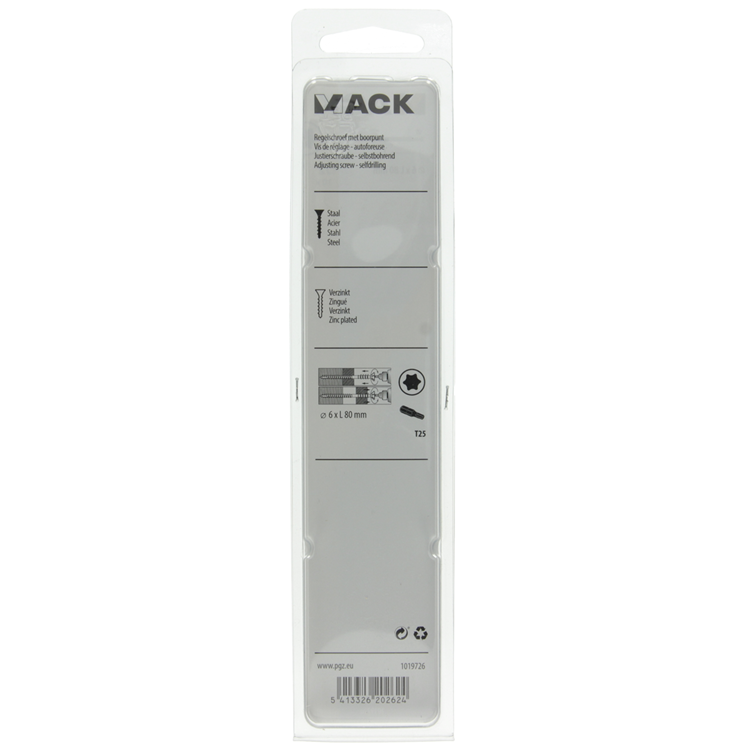 Load image into Gallery viewer, Mack 1019726 - regelschroef verzinkt 10 st 6 x 80 mm | 5 stuks