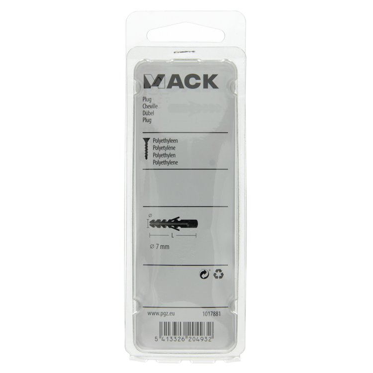 Load image into Gallery viewer, Mack 1017881 - plug polyethyleen 20 st 7 mm | 5 stuks