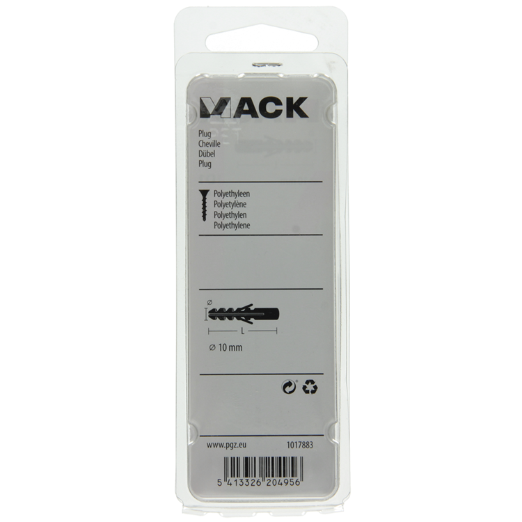 Load image into Gallery viewer, Mack 1017883 - plug polyethyleen 8 st 10 mm | 5 stuks
