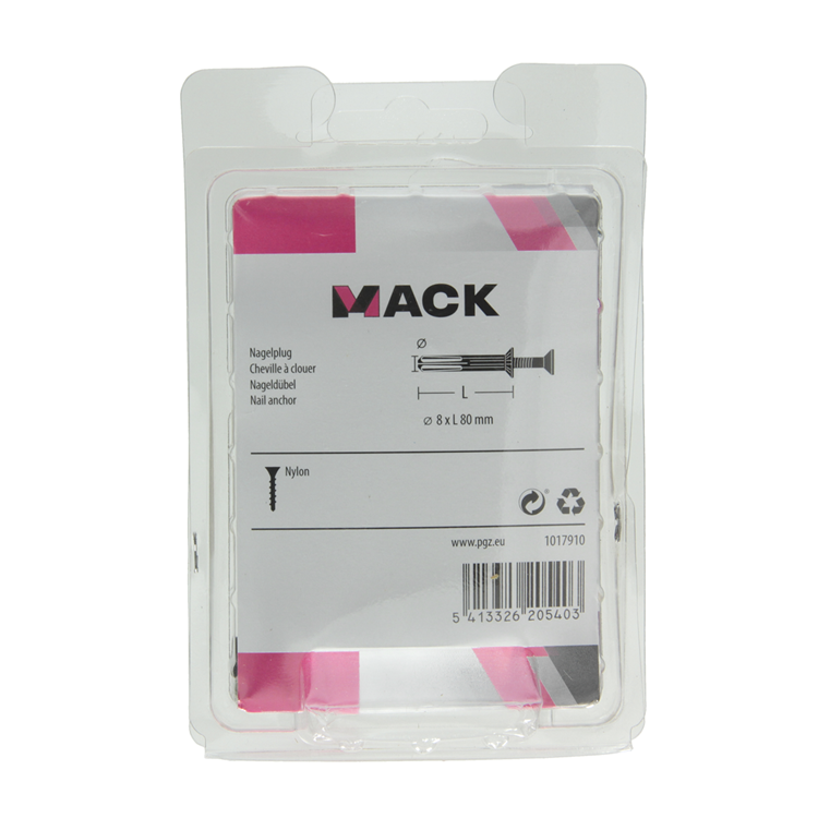Load image into Gallery viewer, Mack 1017910 - nylon nagelplug polyamide 8 st 8 x 80 mm | 5 stuks