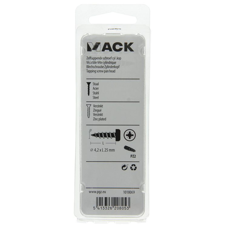Load image into Gallery viewer, Mack 1018069 - zelftappende schroef cylkop verz. 42 st 4,2 x 25 mm | 5 stuks