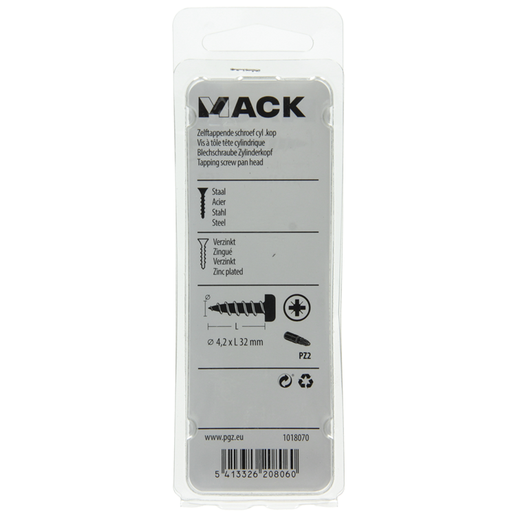 Load image into Gallery viewer, Mack 1018070 - zelftappende schroef cylkop verz. 35 st 4,2 x 32 mm | 5 stuks