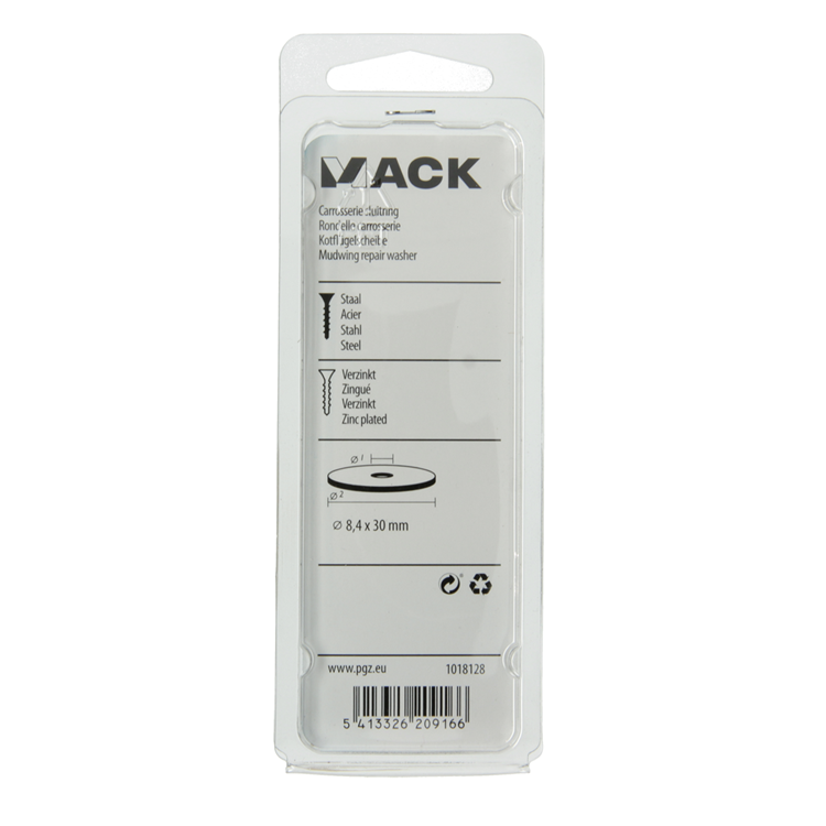Load image into Gallery viewer, Mack 1018128 - carrosserie sluitring verzinkt40 st 8,4 x 30 mm | 5 stuks