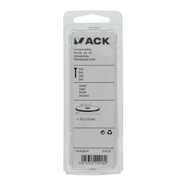 Load image into Gallery viewer, Mack 1018130 - carrosserie sluitring verzinkt28 st 10,5 x 35 mm | 5 stuks