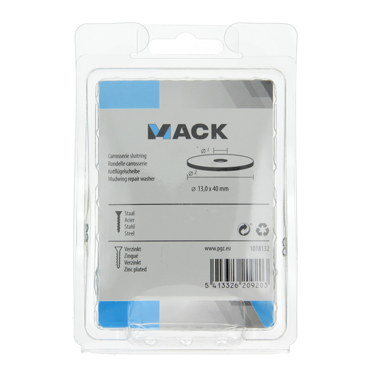 Load image into Gallery viewer, Mack 1018132 - carrosserie sluitring verzinkt20 st 13,0 x 40 mm | 5 stuks