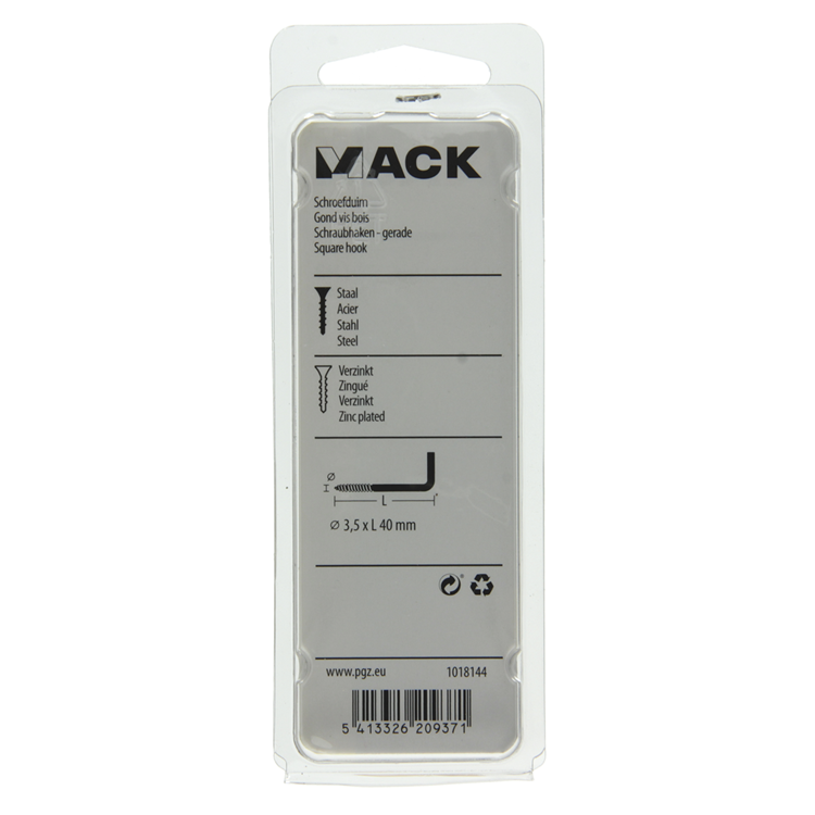 Load image into Gallery viewer, Mack 1018144 - schroefduim staal verzinkt 30 st 3,5 x 40 mm | 5 stuks