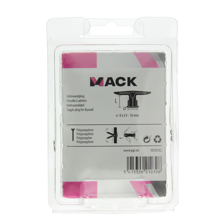 Load image into Gallery viewer, Mack 1018162 - hollewandplug nylon 20 st tb | 5 stuks