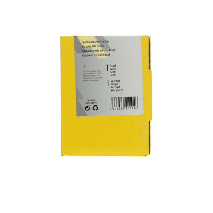 Load image into Gallery viewer, Mack 1020094 - spaanplaatschroef vz kop geelvz 200 st 4,0 x 40 mm | 5 stuks