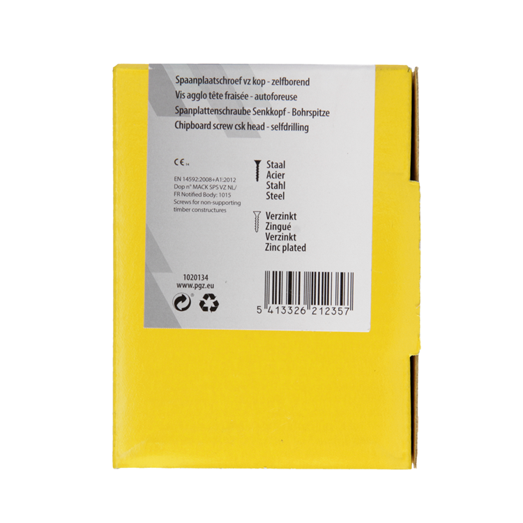Load image into Gallery viewer, Mack 1020134 - spaanplaatschroef vz kp-zelfb.gvz 200st 3,5 x 50 mm | 5 stuks