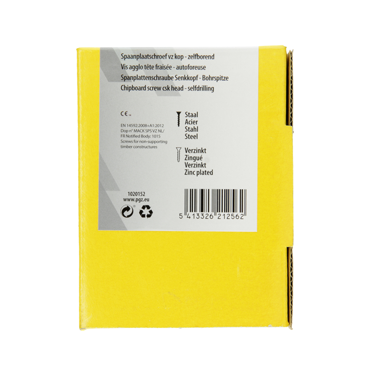 Load image into Gallery viewer, Mack 1020152 - spaanplaatschroef vz kp-zelfb.gvz 100st 5,0 x 50 mm | 5 stuks