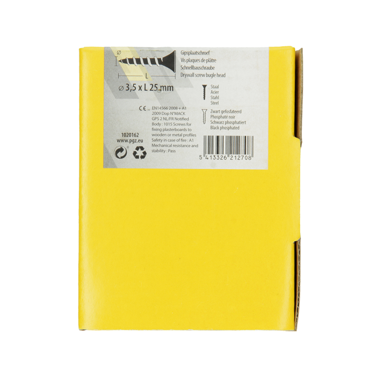 Load image into Gallery viewer, Mack 1020162 - gipsplaatschroef zwart gefosfat. 200 st 3,5 x 25 mm | 5 stuks