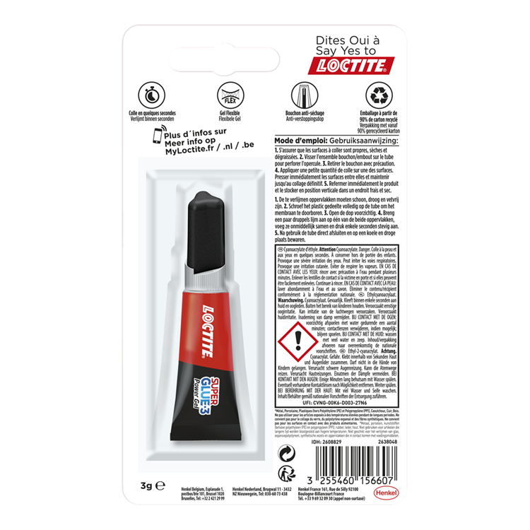 Load image into Gallery viewer, Loctite 1069861 - power gel 3g | 6 stuks