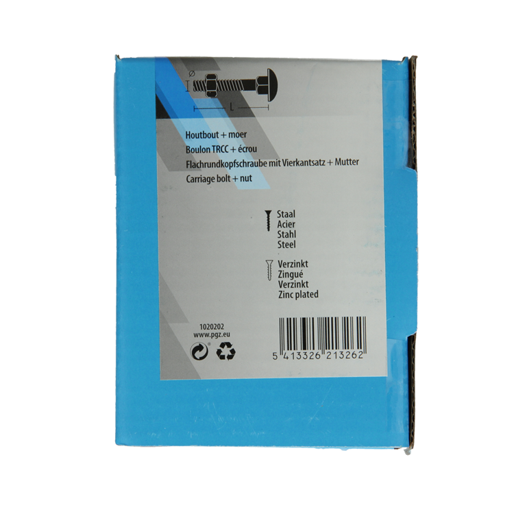Load image into Gallery viewer, Mack 1020202 - houtbout + moer verzinkt 20 stm6 x 80 mm | 5 stuks