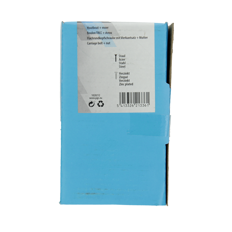 Load image into Gallery viewer, Mack 1020212 - houtbout + moer verzinkt 10 stm10 x 120 mm | 3 stuks