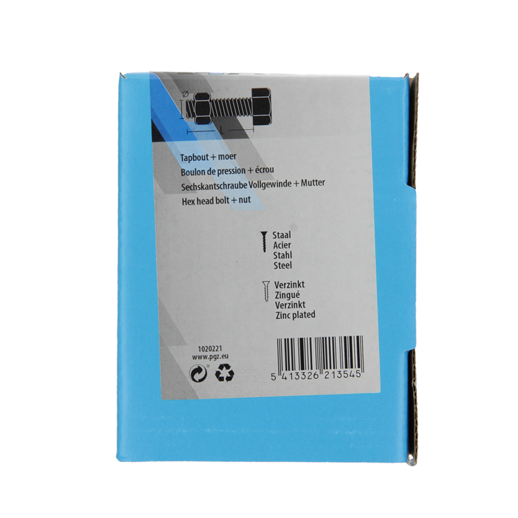 Load image into Gallery viewer, Mack 1020221 - tapbout + moer verzinkt 22 st m8 x 40 mm | 5 stuks
