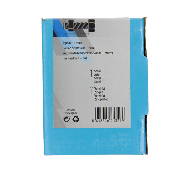 Load image into Gallery viewer, Mack 1020222 - tapbout + moer verzinkt 16 st m8 x 60 mm | 5 stuks