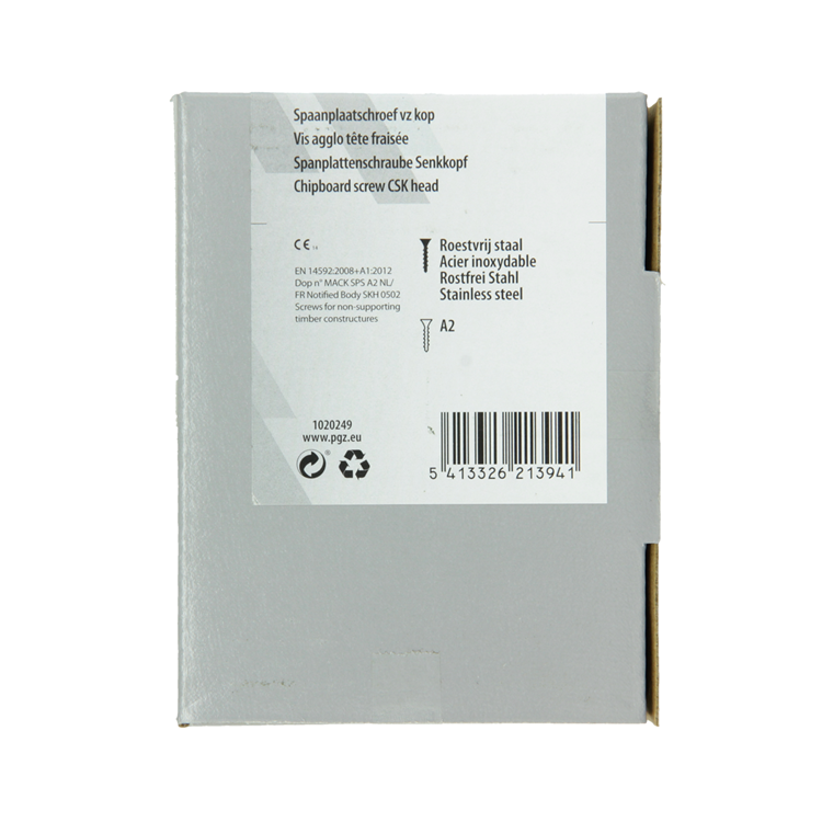 Load image into Gallery viewer, Mack 1020249 - spaanplaatschroef vz kop inox a2 50 st 5,0 x100 mm | 2 stuks