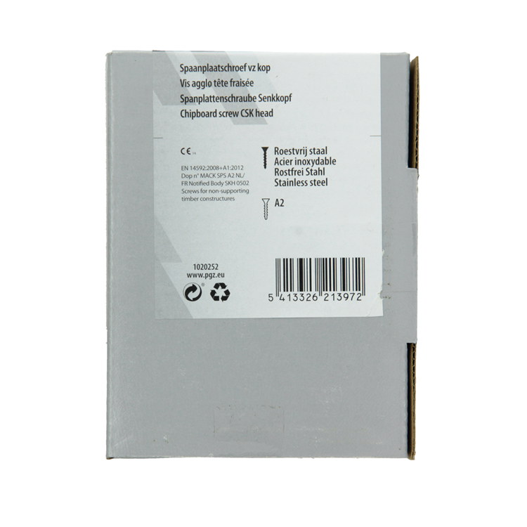 Load image into Gallery viewer, Mack 1020252 - spaanplaatschroef vz kop inox a2 50 st 6,0 x 100 mm | 2 stuks