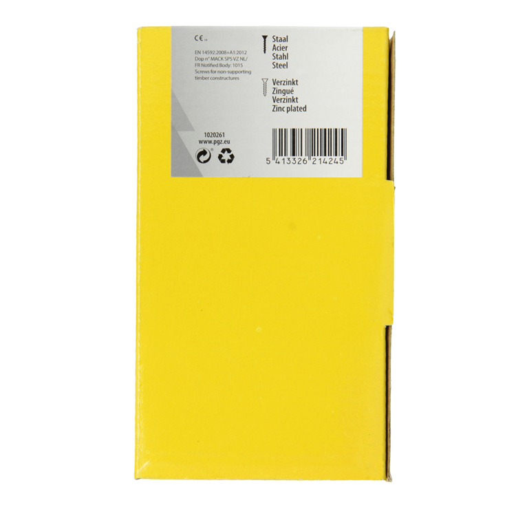 Load image into Gallery viewer, Mack 1020261 - spaanplaatschroef vz kop gvz 500 st 4,0 x 35 mm | 2 stuks