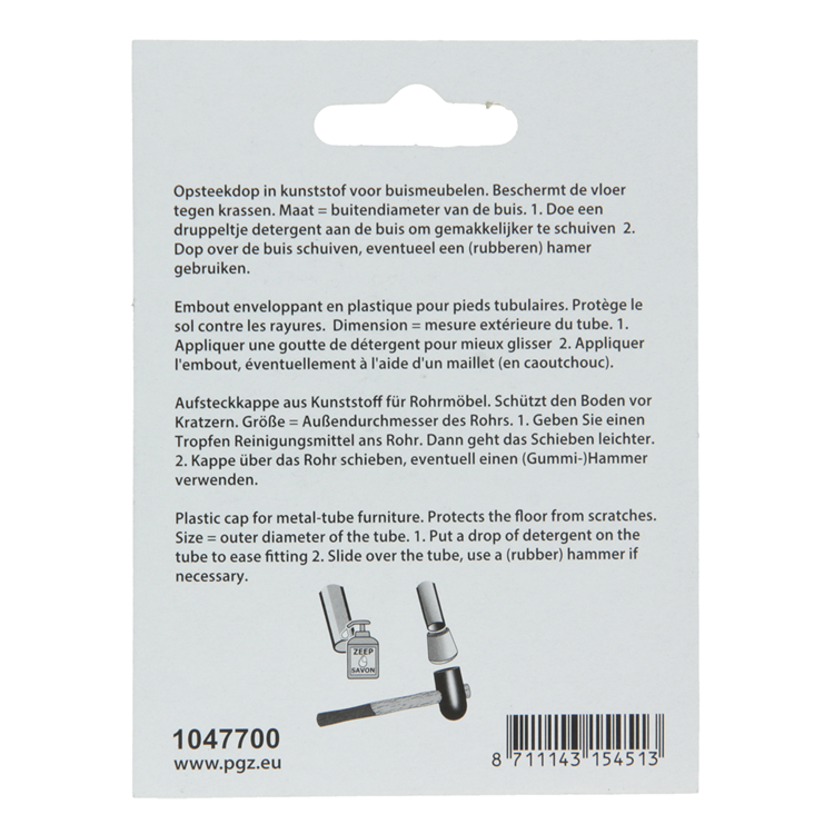 Load image into Gallery viewer, Mack 1047700 - opsteekdop kunststof zwart ø 12 mm 4 st pcs | 6 stuks