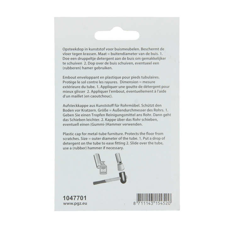 Load image into Gallery viewer, Mack 1047701 - opsteekdop kunststof zwart ø 22 mm 4 st pcs | 6 stuks