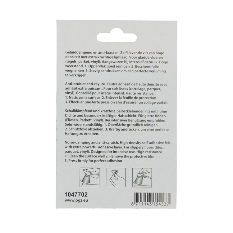 Load image into Gallery viewer, Mack 1047702 - viltpastille zelfklevend wit ø 19 mm 18 st pcs | 12 stuks