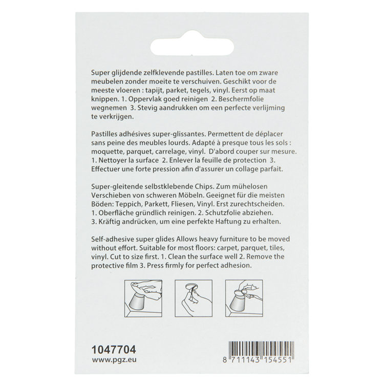 Load image into Gallery viewer, Mack 1047704 - super glijpastille zelfklevendgrijs ø 40 mm 4 st pcs | 12 stuks