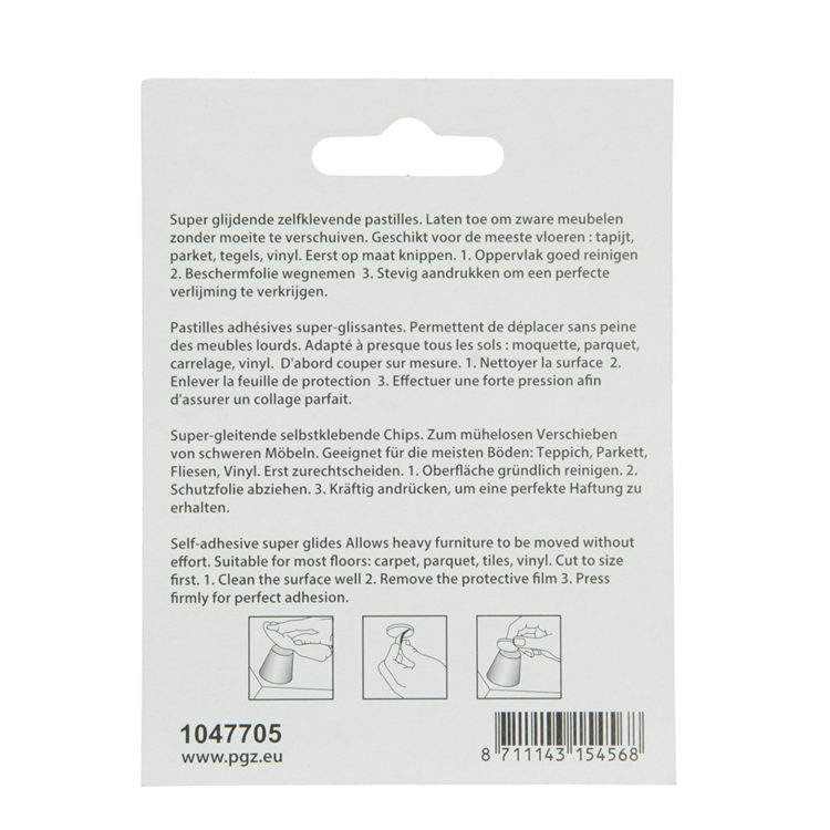 Load image into Gallery viewer, Mack 1047705 - super glijpastille zelfklevendgrijs ø 20 mm 8 st pcs | 12 stuks