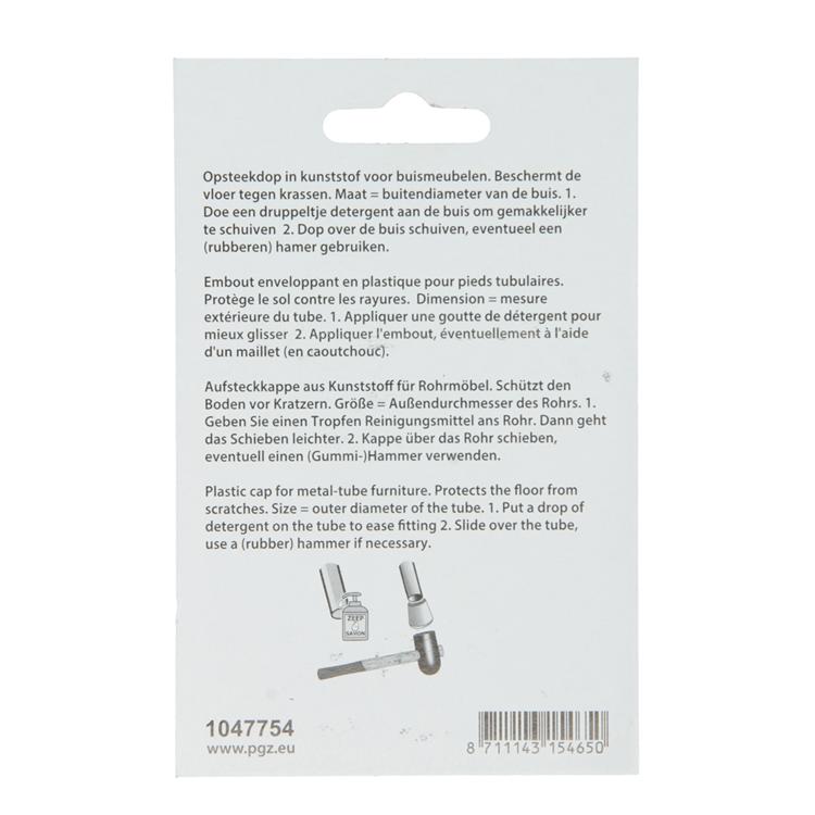 Load image into Gallery viewer, Mack 1047754 - opsteekdop kunststof zwart ø 28 mm 4 st pcs | 6 stuks
