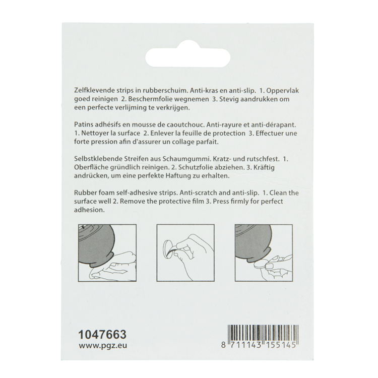 Load image into Gallery viewer, Mack 1047663 - rubberstrip zelfklevend zwart ø 19 mm 12 st pcs | 12 stuks