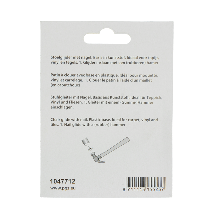 Load image into Gallery viewer, Mack 1047712 - stoelglijder met nagel vilt bruin ø 20 mm 8 st pcs | 6 stuks