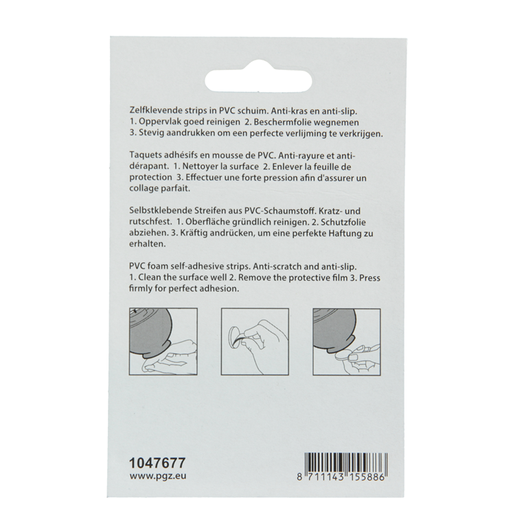 Load image into Gallery viewer, Mack 1047677 - schuimstrip zelfklevend wit 15 x 15 mm 40 st pcs | 6 stuks