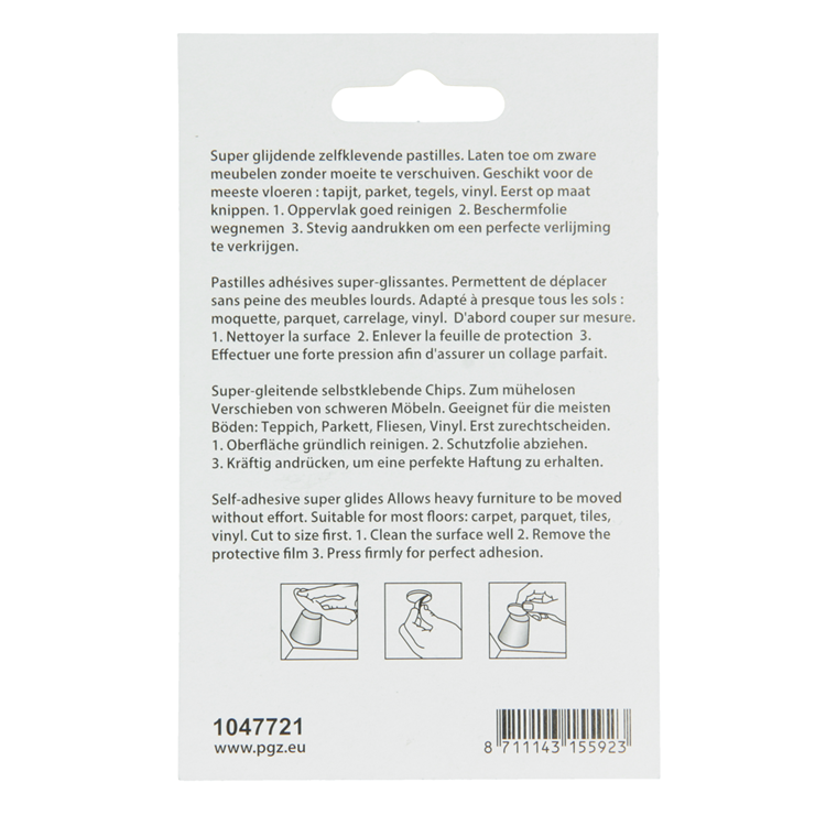 Load image into Gallery viewer, Mack 1047721 - super glijpastille zelfklevendgrijs ø 50 mm 4 st pcs | 6 stuks
