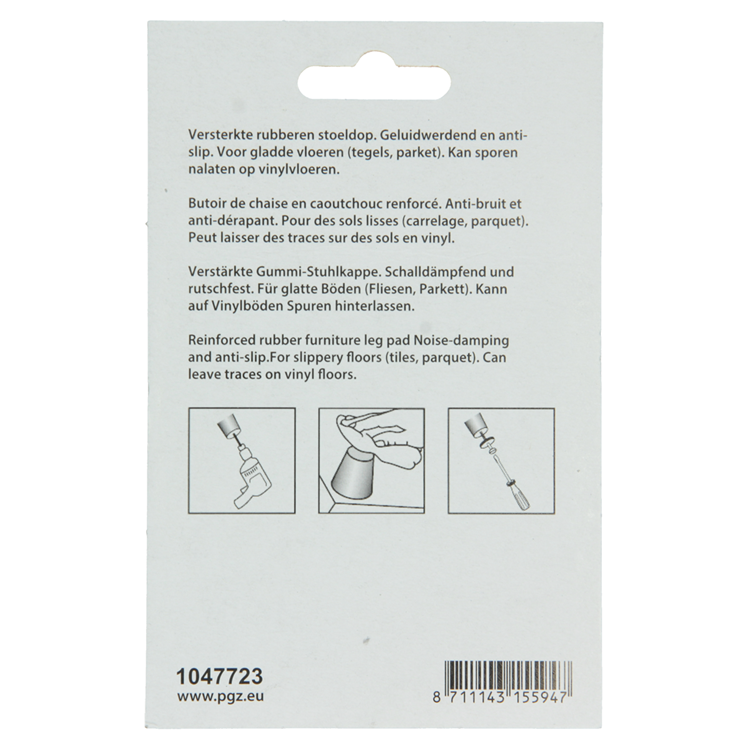 Load image into Gallery viewer, Mack 1047723 - stoeldop rubber + schroef wit ø 23 mm 8 st pcs | 6 stuks