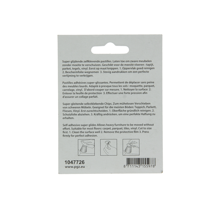 Load image into Gallery viewer, Mack 1047726 - super glijpastille zelfklevendgrijs ø 25 mm 4 st pcs | 12 stuks