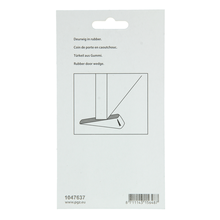 Load image into Gallery viewer, Mack 1047637 - deurwig rubber zwart 100 x 25 mm 1 st pc | 6 stuks