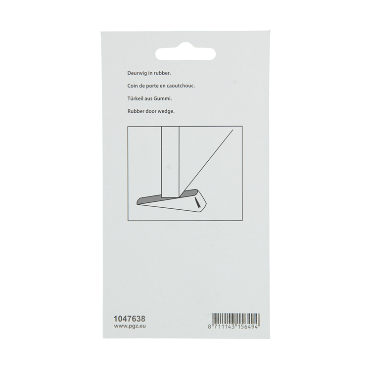 Load image into Gallery viewer, Mack 1047638 - deurwig rubber wit 100 x 25 mm 1 st pc | 6 stuks