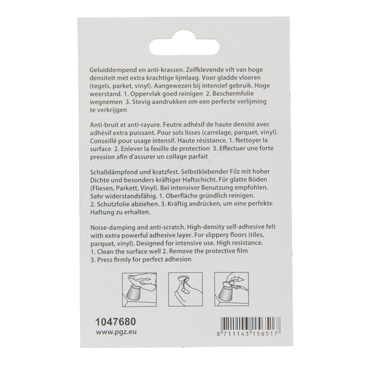 Load image into Gallery viewer, Mack 1047680 - viltpastille zelfklevend bruin ø 22 mm 12 st pcs | 12 stuks