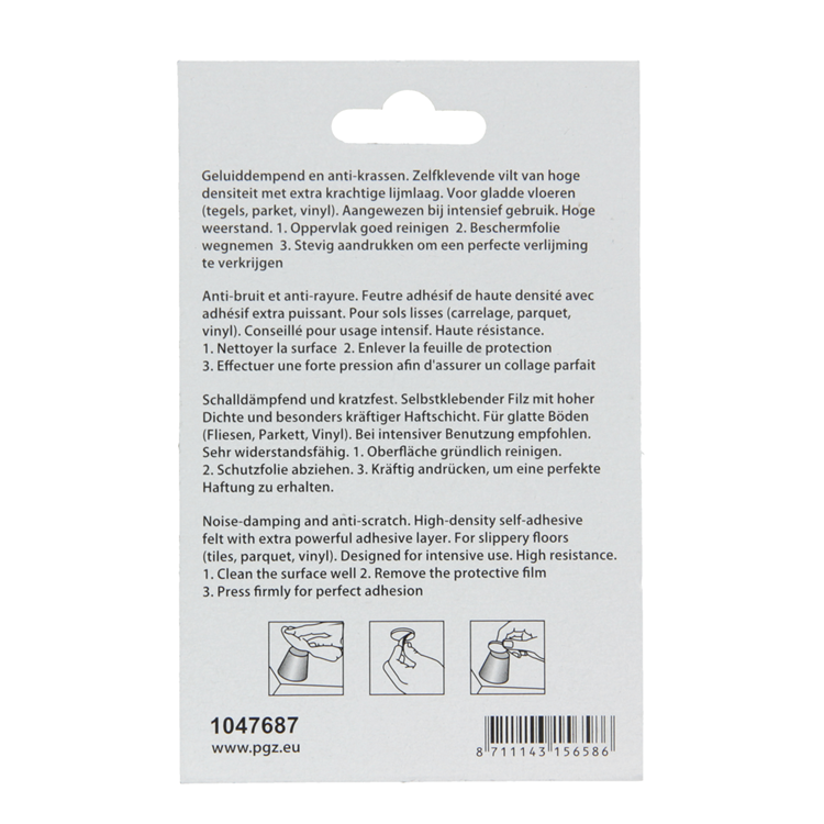 Load image into Gallery viewer, Mack 1047687 - super-vilt zelfklevend beige ø 38 mm 4 st pcs | 12 stuks