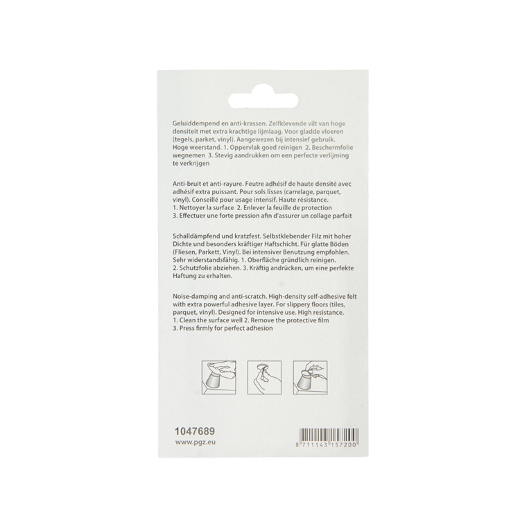 Load image into Gallery viewer, Mack 1047689 - super-vilt zelfklevend beige ø 19 mm 20 st pcs | 12 stuks