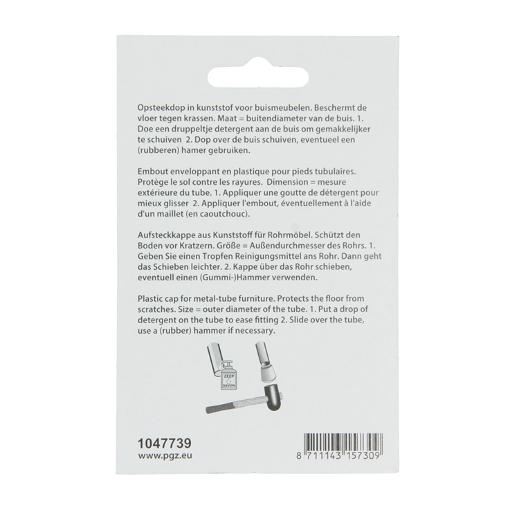 Load image into Gallery viewer, Mack 1047739 - opsteekdop kunststof zwart ø 32 mm 4 st pcs | 6 stuks