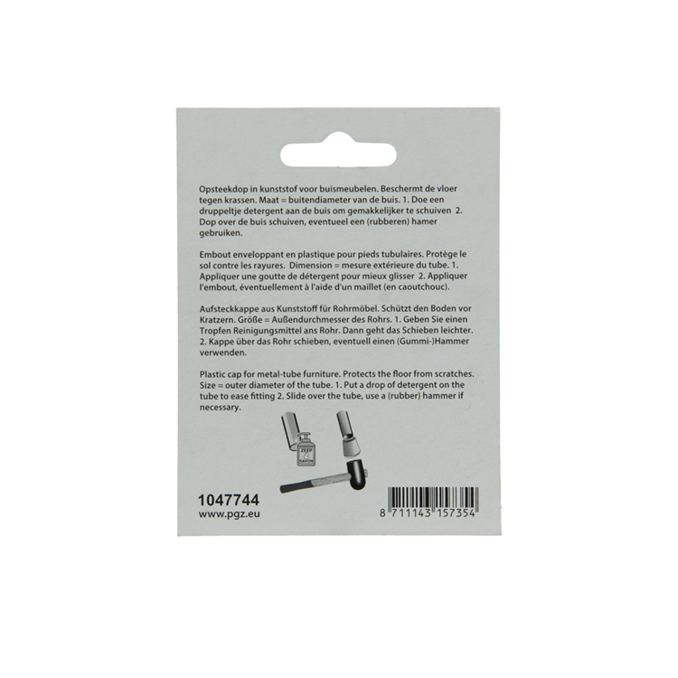 Load image into Gallery viewer, Mack 1047744 - opsteekdop kunststof zwart ø 10 mm 4 st pcs | 6 stuks