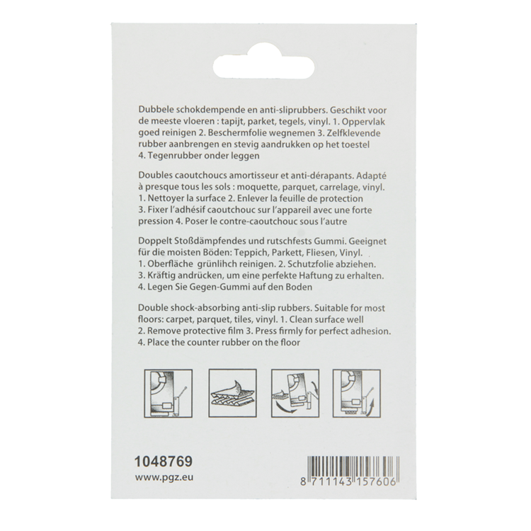 Load image into Gallery viewer, Mack 1048769 - schokdempend rubber zwart 35 x 70 mm 4 st pcs | 6 stuks