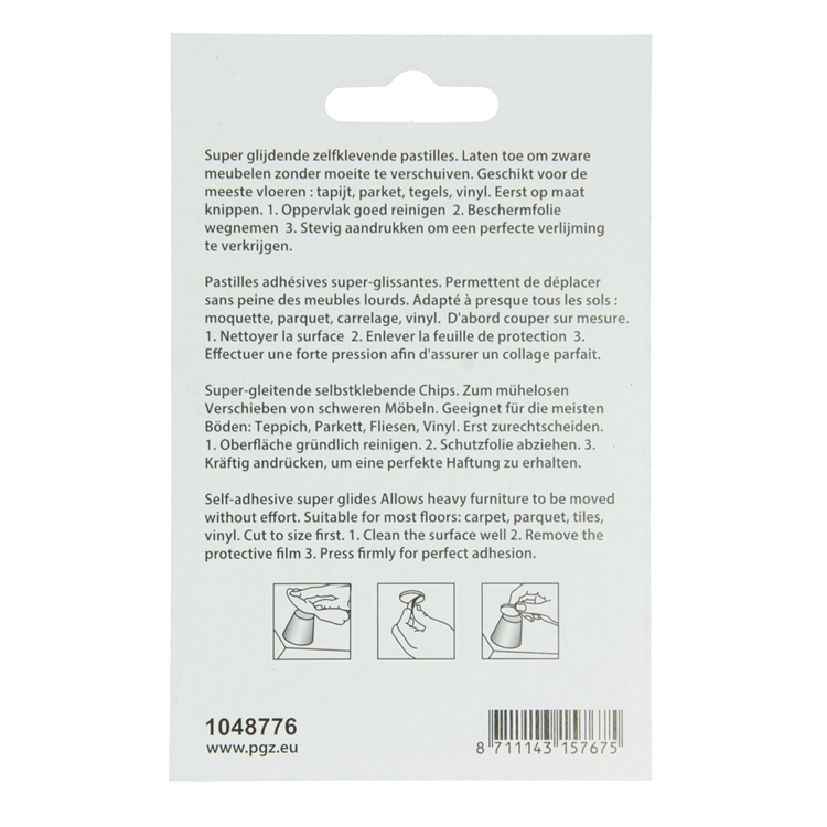 Load image into Gallery viewer, Mack 1048776 - super glijpastille zelfklevendbruin ø 70 mm 4 st pcs | 12 stuks